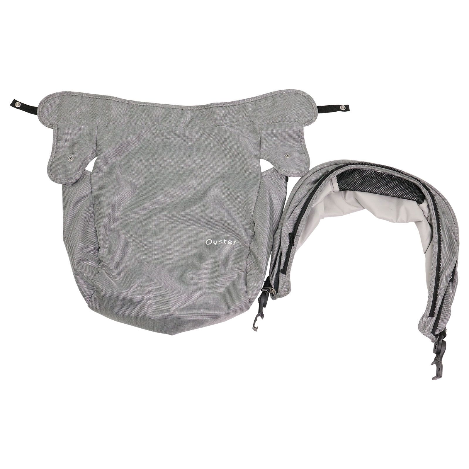 BabyStyle Oyster 2 Apron and Hood Bundle Silver Pushchair Accessories KidX Buy Sell Exchange